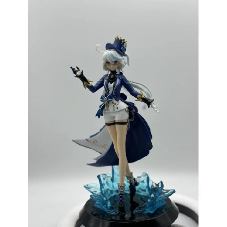 Genshin Impact Furina Focalors Figure Anime PVC Collection Model Toys 28CM
