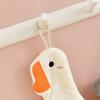 1 шт. Мультяшное полотенце для рук в виде утки, быстросохнущее, впитывающее, подвесное кухонное и банное полотенце, мягкий плюш