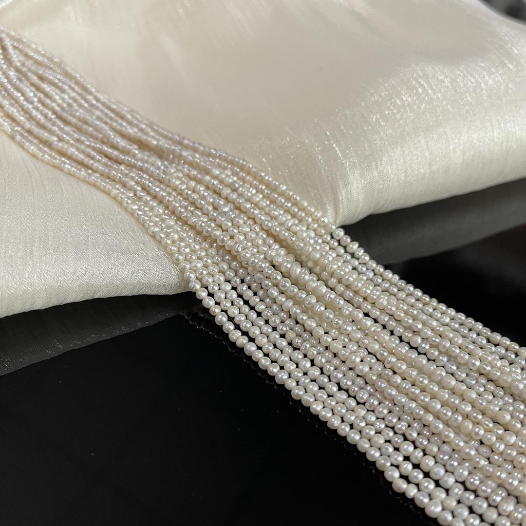 1 нить, 2-2,5 мм, белые искусственные бусины в форме риса для изготовления украшений своими руками, подарков на День святого Валентина, невесты, подружки невесты, женщин, свадебных изделий, 36 см