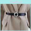 Ladies Leather Belt With Alloy Buckle For Fashion Casual And Office Style
