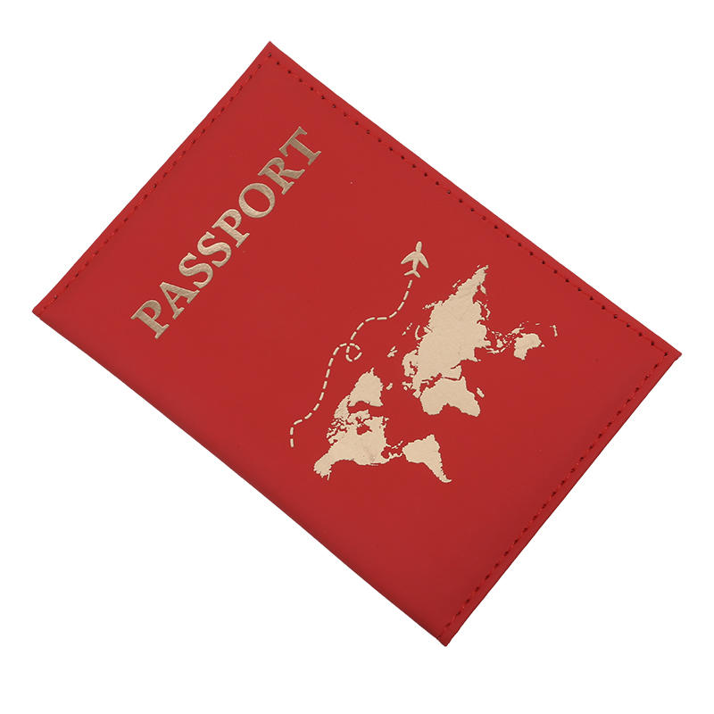 PU Leather Passport Cover - RFID Blocking Holder with Flight Ticket Slot Secure Travel Document Organizer for International Trips