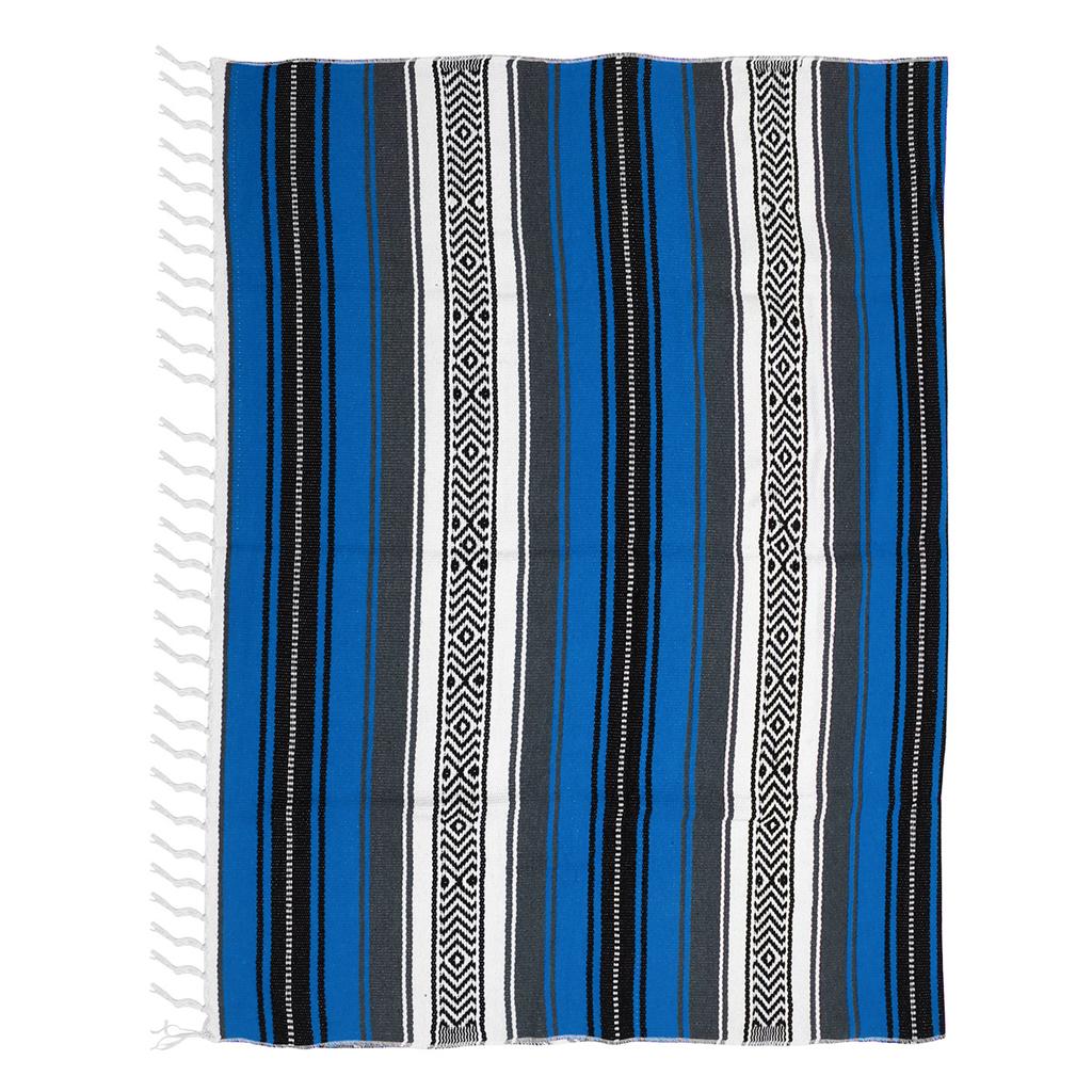 Mexican Blanket 130X180Cm Thick Soft Polyester Cotton Blend Vibrant Woven Sofa Bed Car Decor Yoga Mat Gift