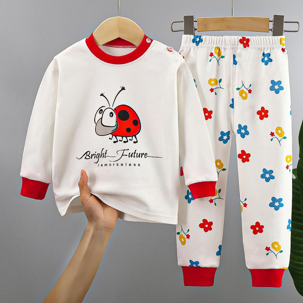 Children's Underwear Set Pure Cotton New Boys' Home Clothes Baby's All Cotton Warm Girls' Autumn Clothes Autumn Pants Children's Clothes