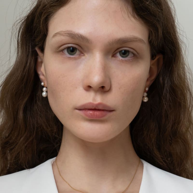 Aube de moi Серьги-капли из жемчуга Crescendo