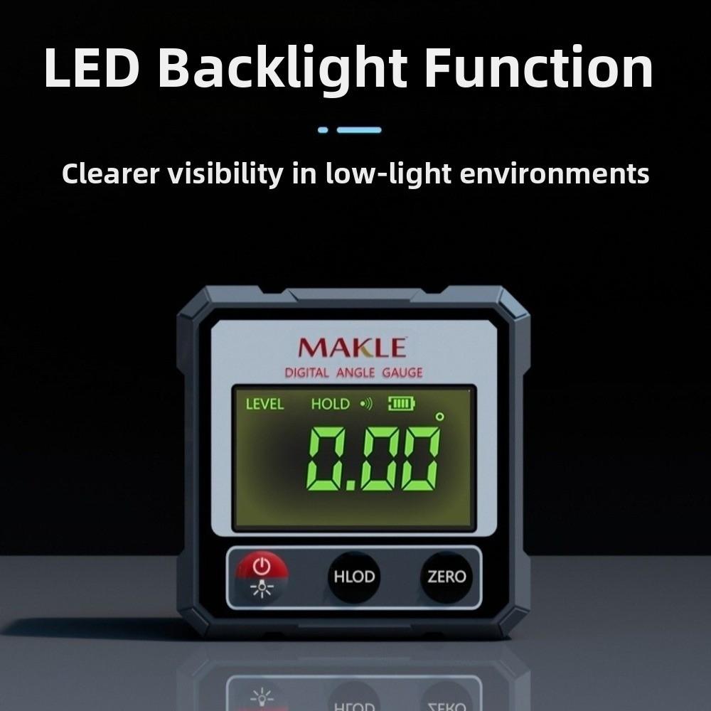 Goniometer Digital Protractor Laser Level Ruler Measurement Electronic Tool