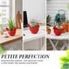 Cardinal Bird Planter Pot Redbird Shaped Resin Flowerpot with Drainage Hole Tabletop Decorative Succulent Planter Garden Decor