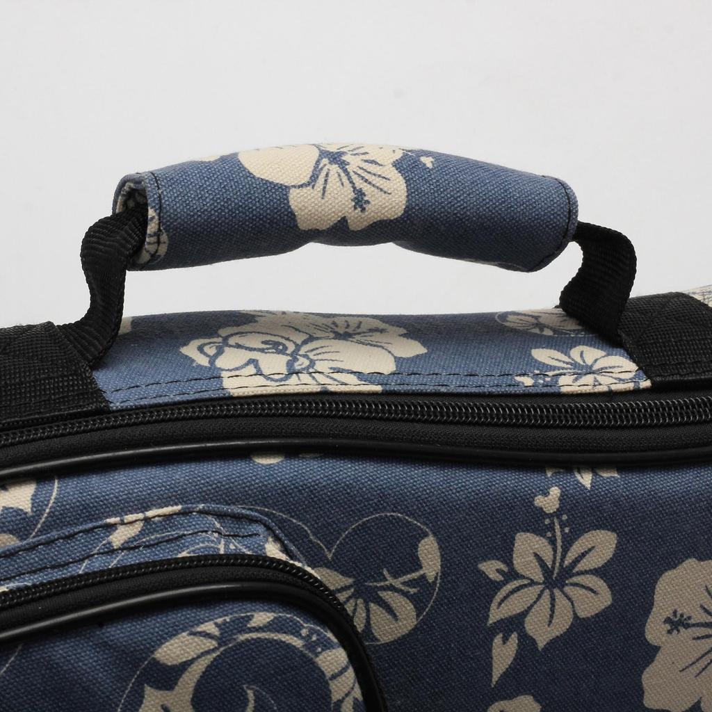 Чехол для гавайской гитары с цветами гибискуса, 21, 23, 26 дюймов, сумка для укулеле, 10 мм, мягкая губчатая подкладка, чехол для переноски гитары с 4 струнами