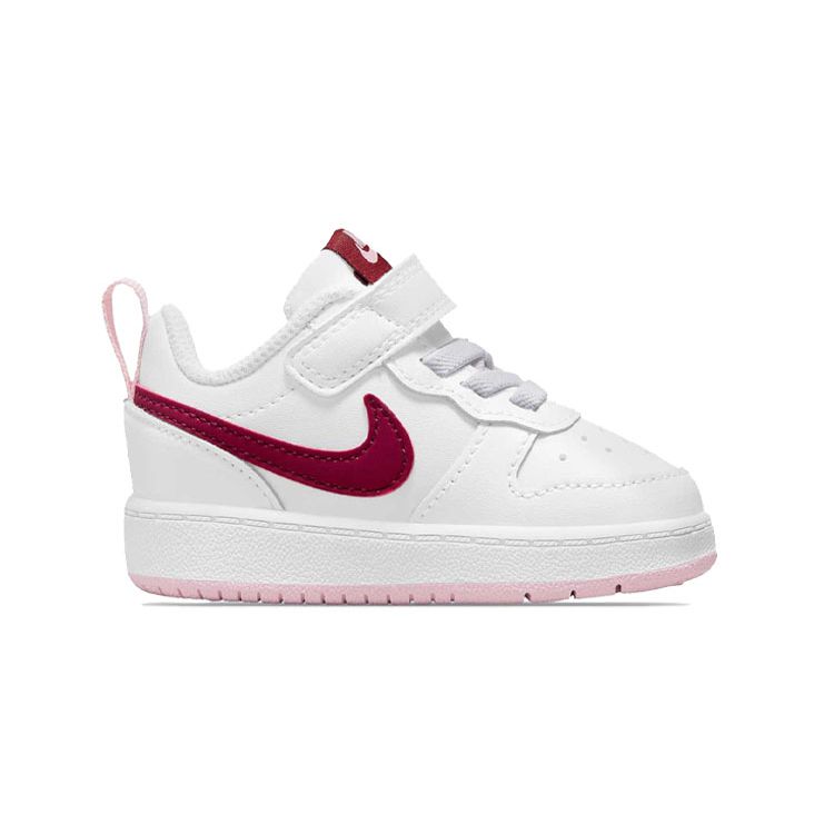 Nike Court Borough Low 2 Casual Sneakers Baby sneakers White Red BQ5453-120