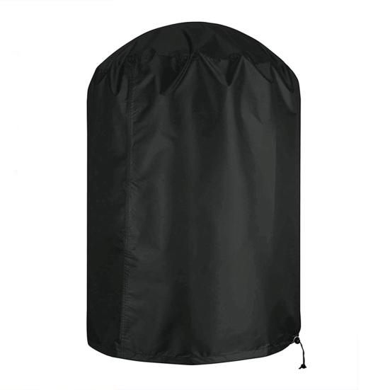 Чехол для угольного гриля Ткань Оксфорд Круглый Защитный чехол для гриля Устойчивый к разрывам Водонепроницаемый Чехол для гриля барбекю со шнурком для защиты в любую погоду
