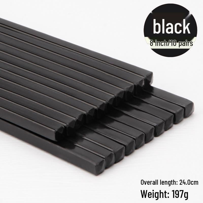 Colorful Disinfected Melamine Chopsticks for Hotels, Restaurants, and Fast Food