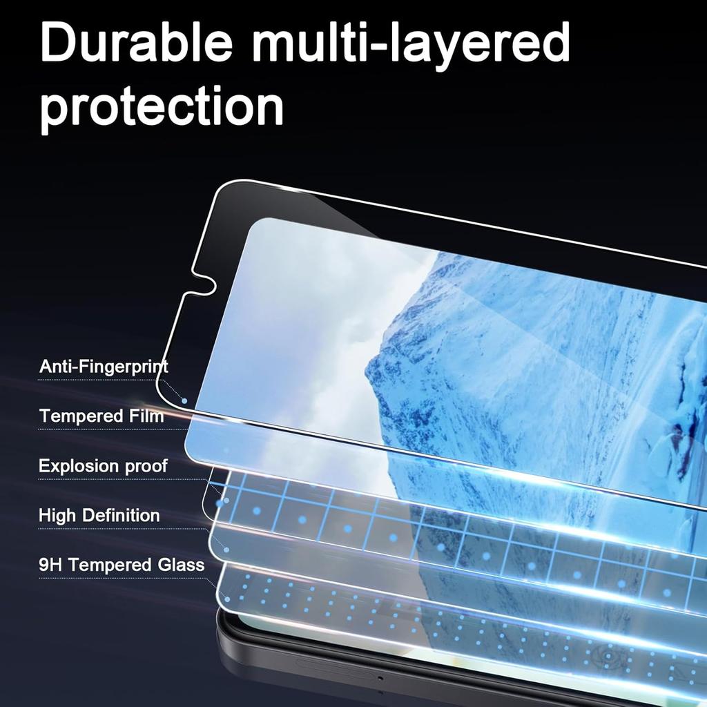 6 ШТ [3+3] Полностью Клееное Закаленное Стекло Закаленное Стекло+ Пленка для Объектива Камеры Для Redmi A5 Защитная Пленка для Экрана Для Xiaomi Redmi A5 HD Защитная Пленка для Объектива Телефона