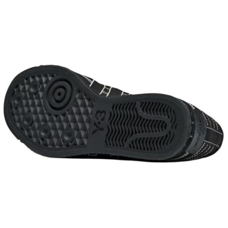 Y-3 Canvas Fashion Versatile Low-Top Lifestyle Sneakers Unisex Sneakers Black IF2041BLACK
