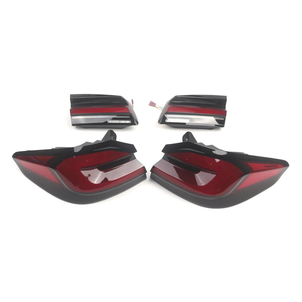 L&R Red LED Tail Lights Rear Lamp Assembly For BMW 5 Series G30 G38 2018-2020