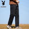 Playboy Men's Straight-Leg Loose Fit Casual Cargo Pants