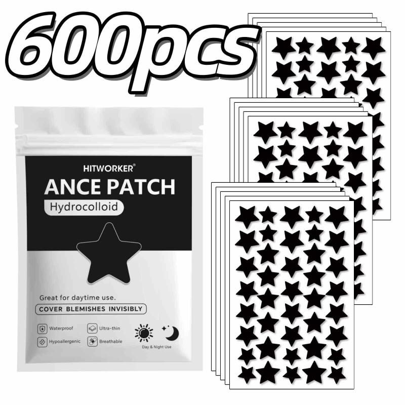 400/600/800 шт. Пластыри Гидроколлоидные Пластырь от прыщей Черная точка Водонепроницаемые Форма Пятна Лечение прыщей Маскирующие пластыри