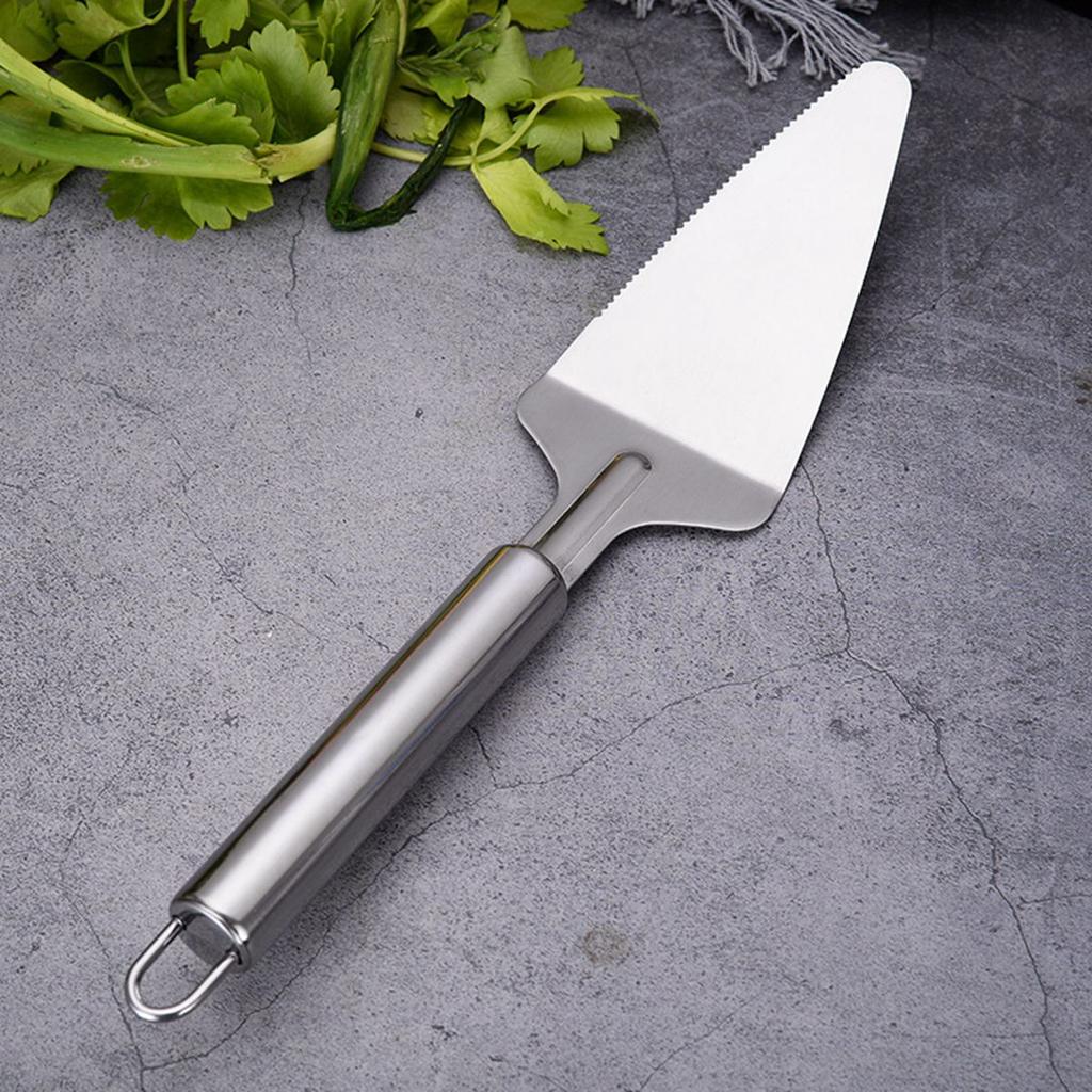Brownie Dessert Stainless Steel Cake Tool Serrated Spatula Slicer Pie Server