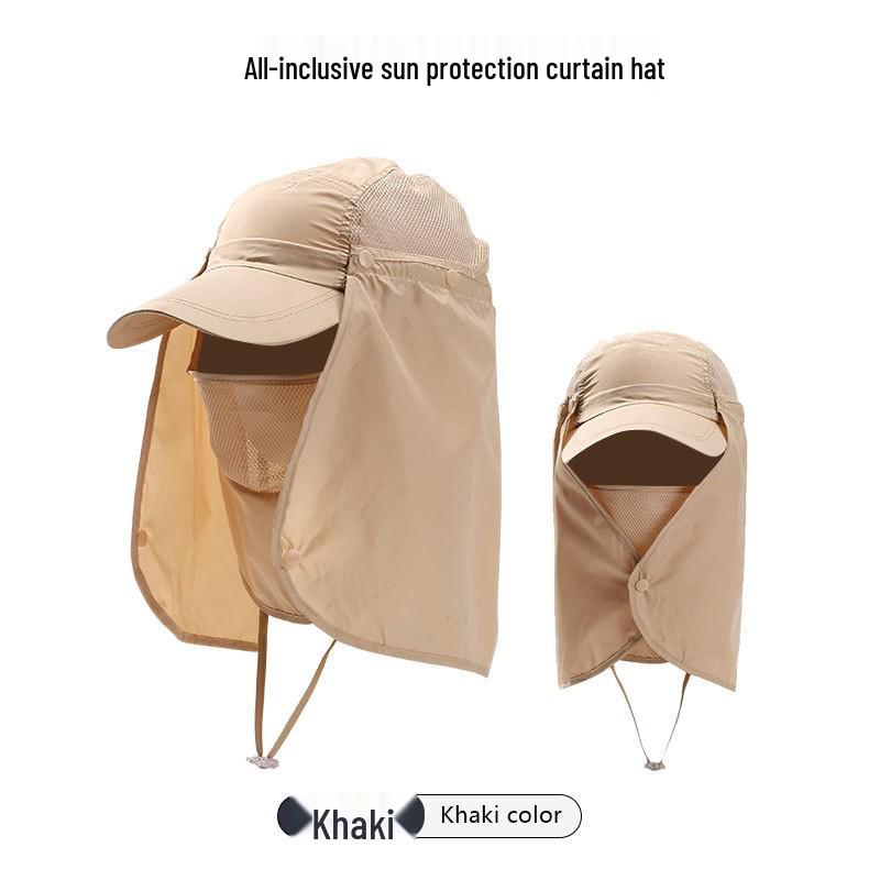 Унисекс шляпа с защитой от УФ-лучей и съемным клапаном – быстросохнущая шляпа от солнца для альпинизма и рыбалки