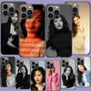 Чехол для телефона S-Selena Quintanilla для iPhone 17 Air 15 Pro 14 Plus 16 Pro Max 17E 16E 12 13 Mini 11 Чехол Милые Fundas