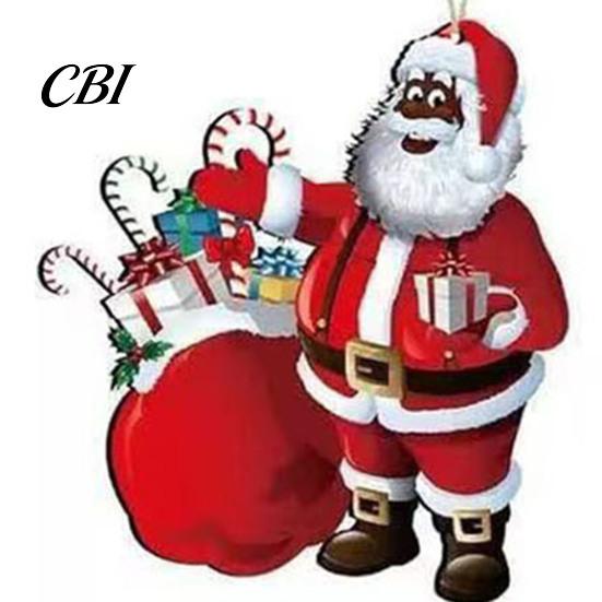 Poplar Wood Xmas Pendants Christmas Wooden Hanging Pendants, Santa Claus Ornaments with Holiday Decorations Lanyards for Tree Home Party Window