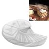 100PCS PET Triangular Cake Collar Transparent Triangle Shape Cake Wrapping Tray  Mousse Desserts