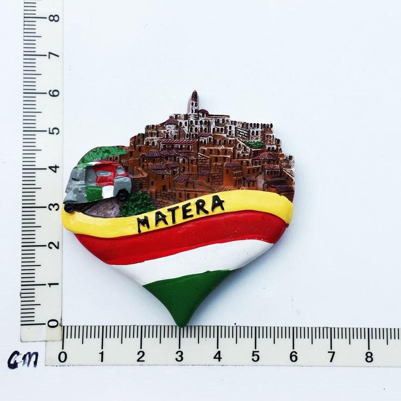 Италия Милан Магнит на холодильник Сувениры Венеция Рим Пиза Флоренция Магнитные магниты Смоляные наклейки на холодильник Украшения для дома Подарки