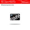 BMW M Performance Metal Logo Stickers: Aluminum Nameplate and Fender Decals