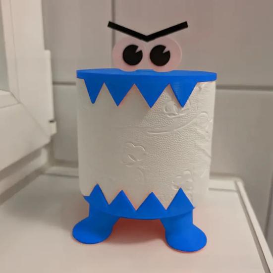 Держатель для туалетной бумаги, бумажная стойка, мультяшная форма, универсальный, простой в установке, для ванной комнаты, свободно стоящий, настольный держатель для салфеток