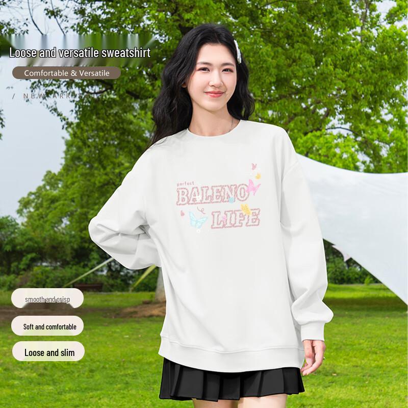 Baleno Women's Trendy Graphic Crewneck Pullover