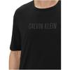 Calvin Klein S/S круглый вырез однотонный простой мягкий удобный пижамный топ мужской топ черный 000NM2567E-UB1
