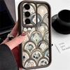 Фиолетовый мраморный чехол для Samsung S26 S25 Ultra S24 S23 Plus S22 S21 FE A54 A15 A25 A35 A55 A16 A26 A36 A56 A17 A27 A37 A57 5G Ударопрочный чехол