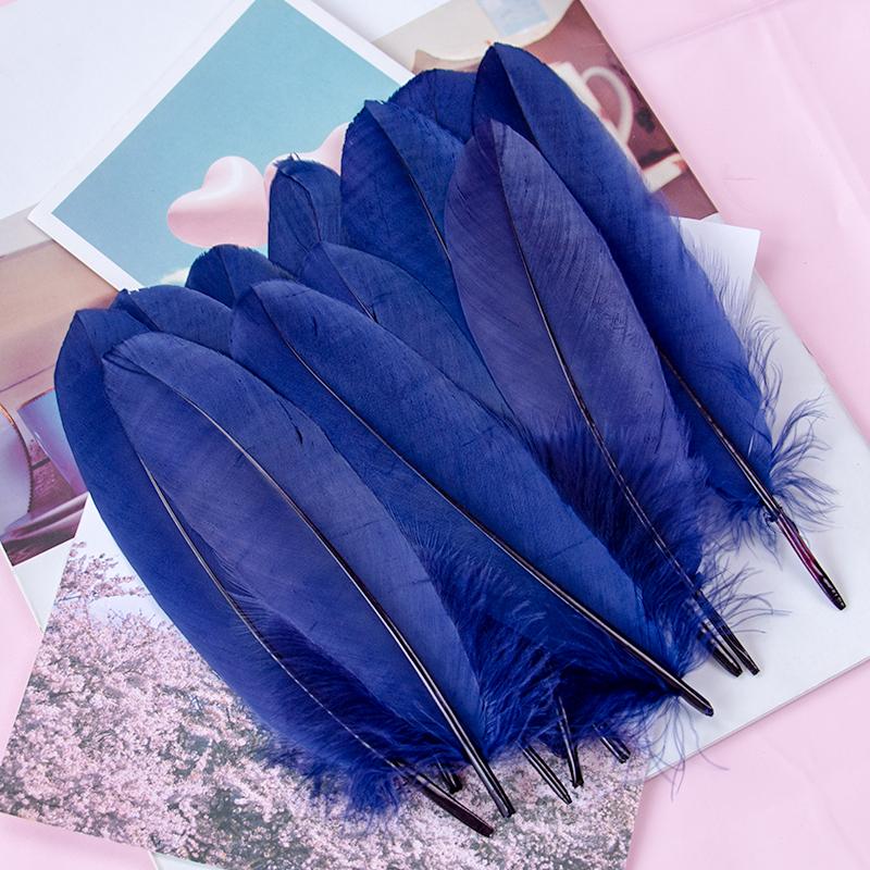 15-20cm Natural Goose Feather Multicolor Plumas for Handicraft Dream Catcher Swan Feather for Home Party  Jewelry Decoration
