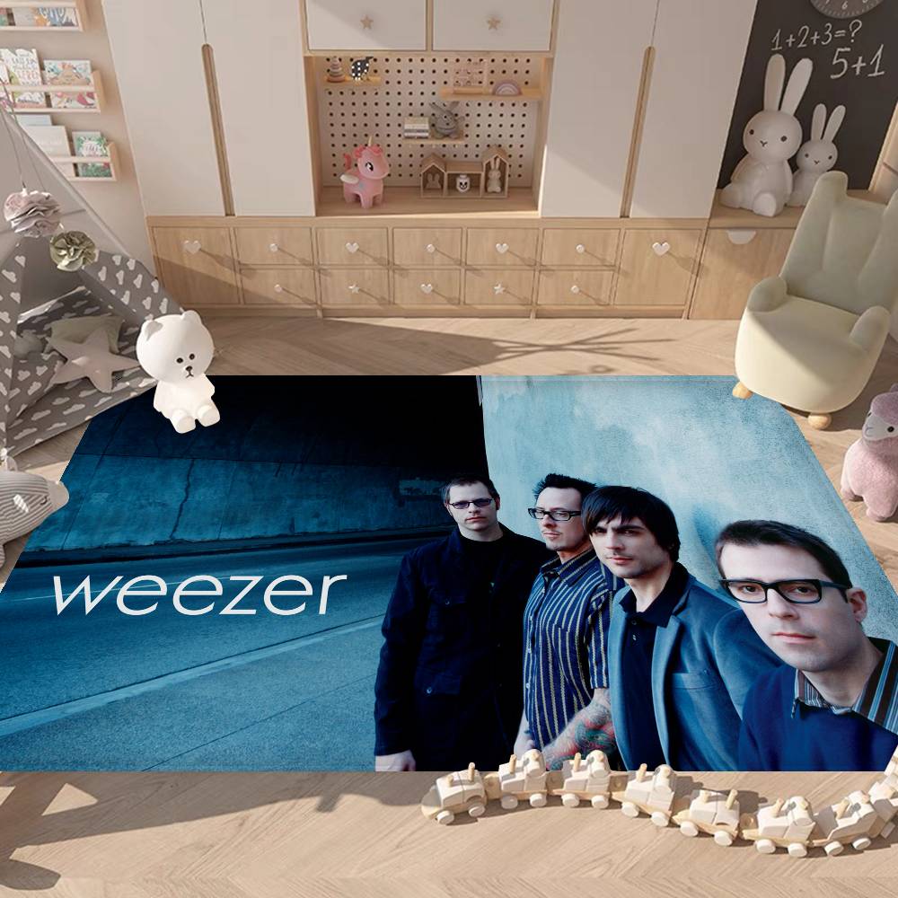 Rock Band W-Weezer Кухонный коврик Дешевле Противоскользящий Современная гостиная Балкон С принтом Современный домашний декор