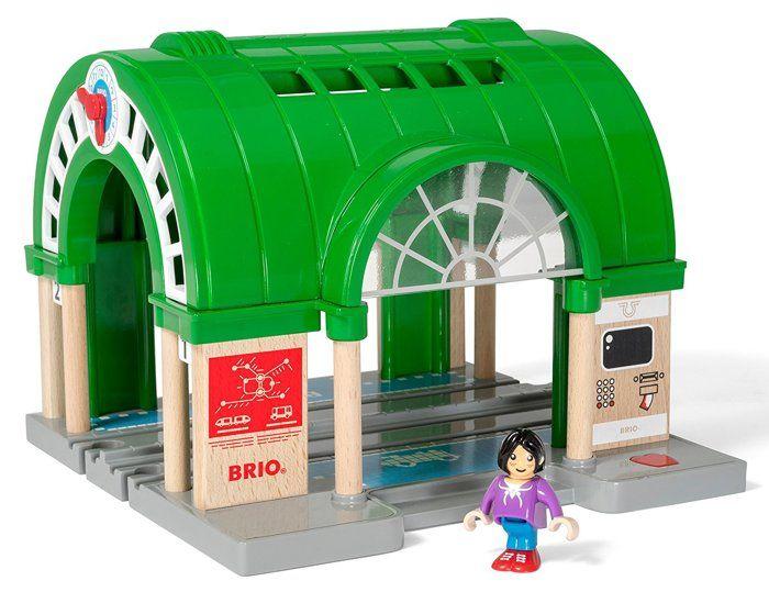 BRIO - Gare Centrale Sonore - Circuit de train en bois - Ravensburger - Mixte dès 3 ans