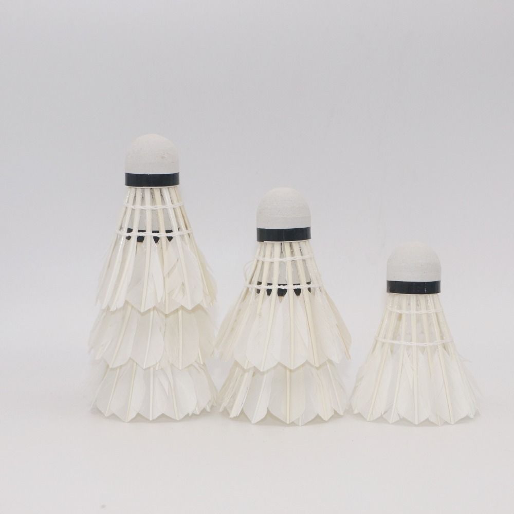 12 шт./лот Волан из утиного пера Спортивный волан Практический мяч Волан Тренировочный мяч Спортивный инвентарь