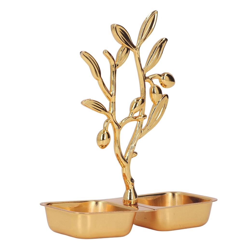 Gold Serving Tray Nordic Style Stainless Steel Snack Tray Candies Plate for Desks Parties Wedding