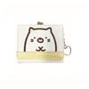 Sun Art Sumikko Gurashi Clasp Mini Wallet Cat 132283 Face Pattern Patch Series Clasp Coin Purse Yellow