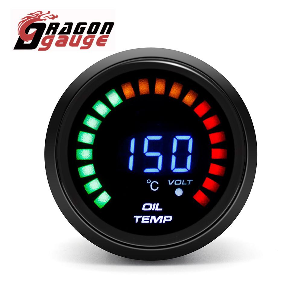 DRAGON GAUGE 52mm Tachometer Voltmeter Boost Vacuum Air-Fuel Ratio Water Temp Oil Temp Oil Press EGT Gauge Fit for 12V Car