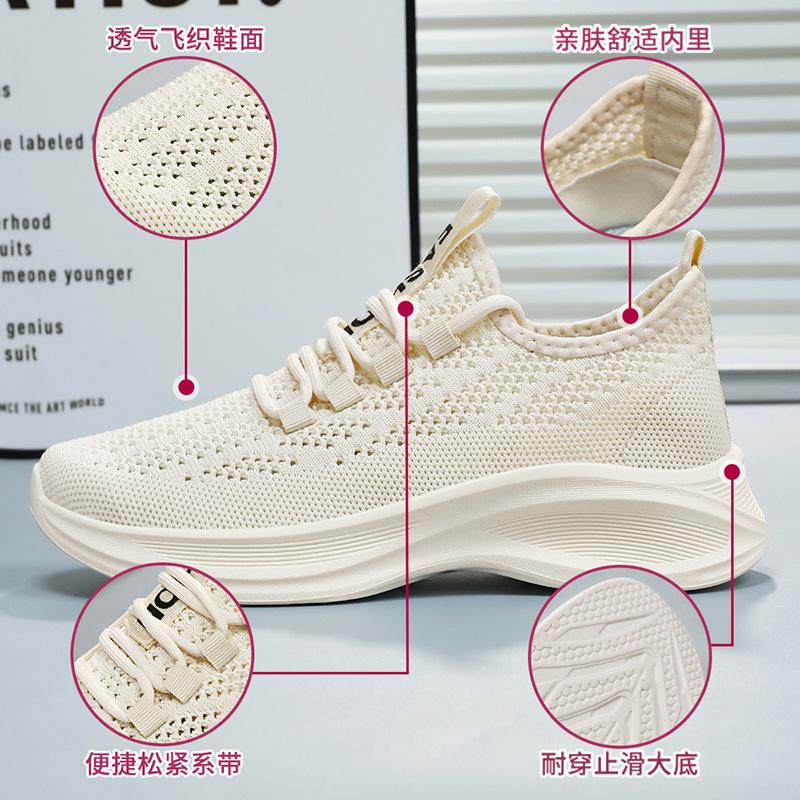 Летние кроссовки для женщин, модные повседневные кроссовки из дышащей сетки, женские кроссовки на шнуровке для спортзала, вулканизированные кроссовки Zapatos De Mujer