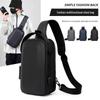 Men's Multifunctional Shoulder Bag with Password Lock - Anti-Theft Cycling Sports Messenger and Business Chest Bag