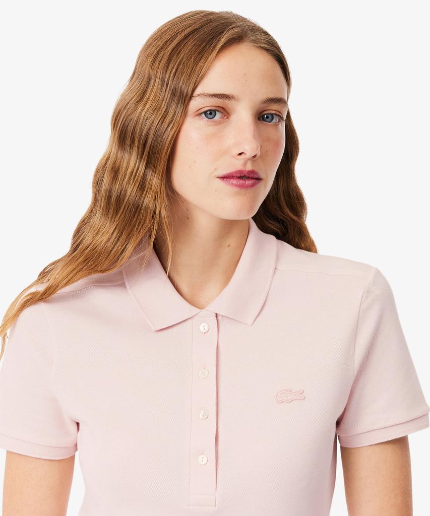Женское приталенное мини-платье-поло Lacoste из мини-пике Ef5473-56G Ady