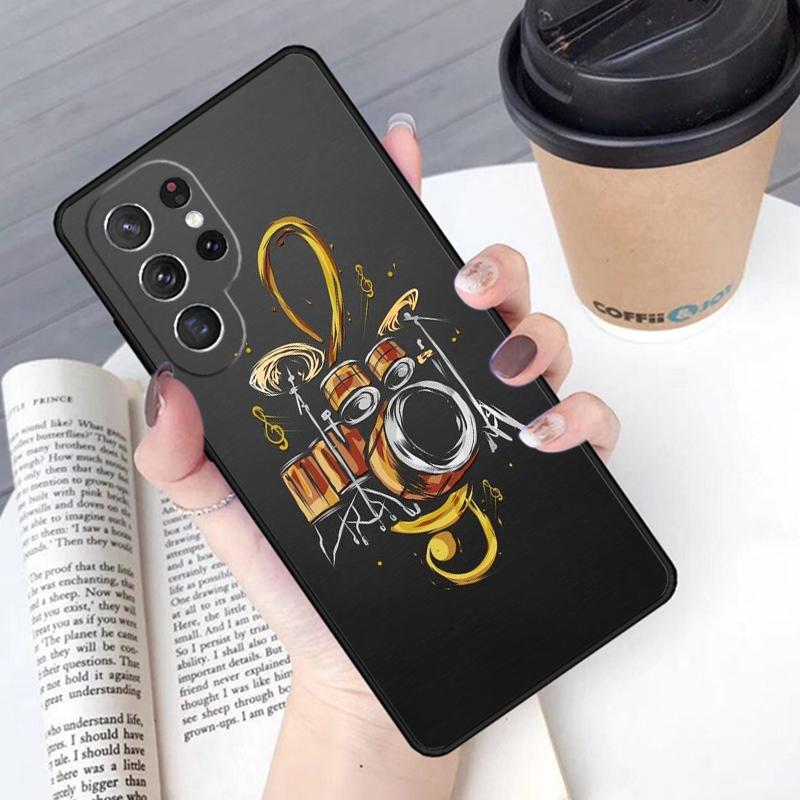 Музыкальная нота чехол для телефона Обложка Для Samsung Galaxy S24 S25 Ultra S21 S22 Ultra S10E Note 10 Plus Note 20 FE S23
