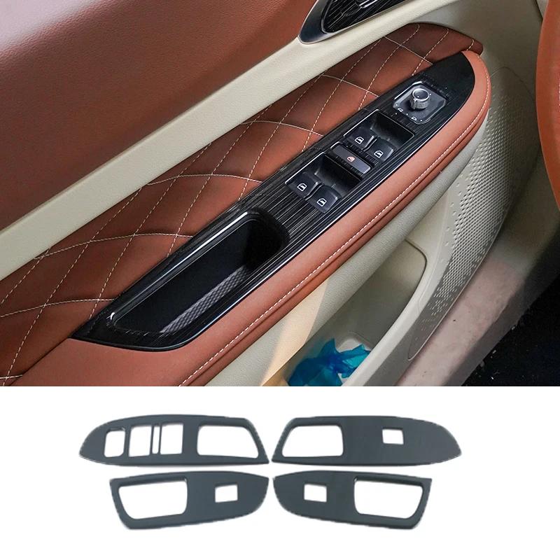 For GWM ORA Good Cat steel Interior Accessories Gear Panel Front water cup door handle bowl windows rise Cover Trim