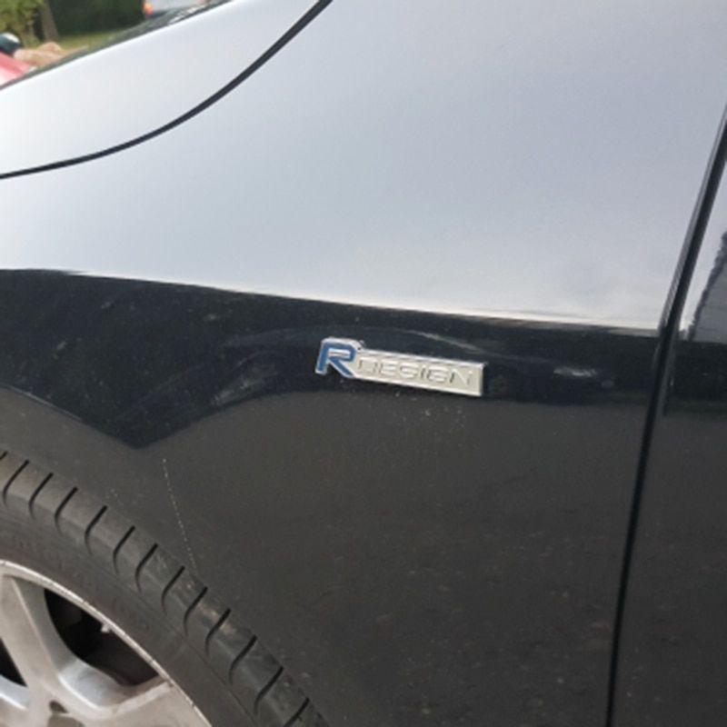 Премиальный 3D Металлический R Design Эмблема-значок с буквой R Наклейка на автомобиль для Volvo Xc60 X