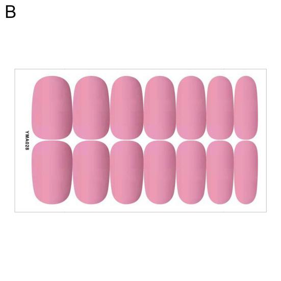 Nail Sticker Self-Adhesive DIY Ultra Thin High Saturation Full Wraps Polish Strips Art Decals for Female