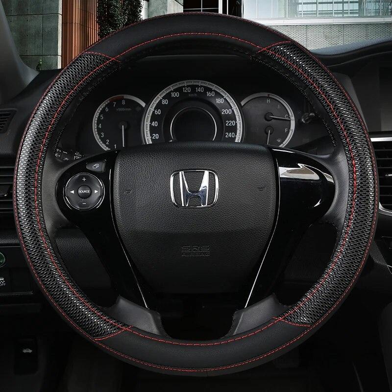 Чехол на руль автомобиля из искусственной кожи для Honda Accord 9 2013-2017 Crosstour 2013-2015 Odyssey 2013 2014 2015 Автоаксессуары