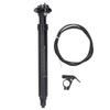 Bike Dropper Post 31.6mm 100mm Travel Internal Routing Aluminum Alloy Bike Seatpost for Mountain Road Bikes