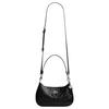 Coach Teri 25 Классический Логотип Подпись Лакированная Кожа и Гладкая Кожа Сумка Кроссбоди На Плечо Средний Размер Женские Сумки Серебристый Черный CDY98-SVBK