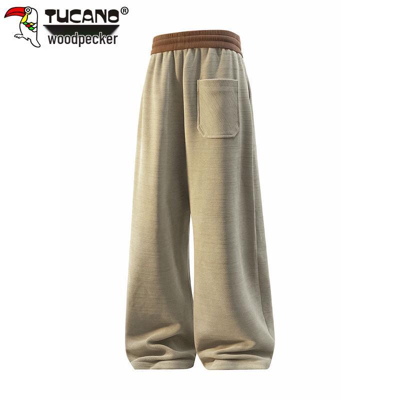 TUCANO Men's Casual Wide-Leg Straight Fit Pants
