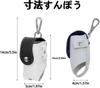 Mirhua Golf Ball Pouch, Black, Thin Magnetic, Easy to Attach