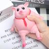 Милая Пигги Сквиши Свинка Игрушка-Сжималка для Снятия Стресса, Игрушки-Сжималки Свинка от Тревоги, Забавная Растягивающаяся Животная Сплат-Игрушка для Аутизма и СДВГ, Игрушка для Декомпрессии
